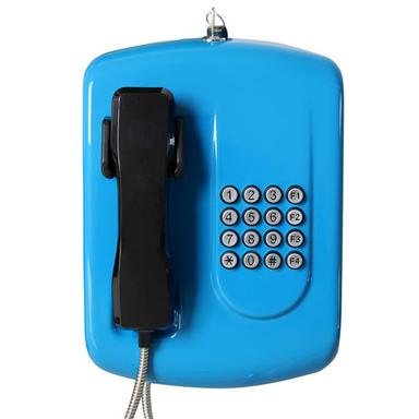 Blue Nice-Looking Telephone Outdoor Rugged Phone