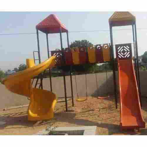 Children Playground Frp Slide And Swing