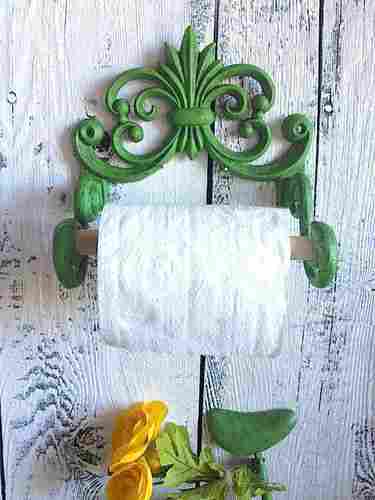 Beautiful Cast Iron Wall Mounted Toilet Paper Holder