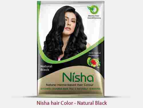 Nisha Natural Henna Based Hair Color - Natural Black