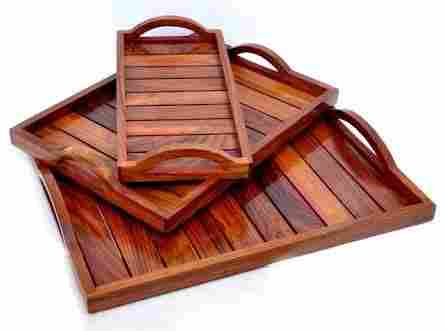 Exclusive Wooden Servings Trays