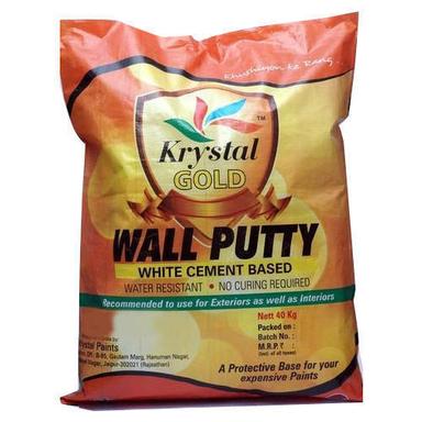 White Cement Based Wall Putty 40kg Bag