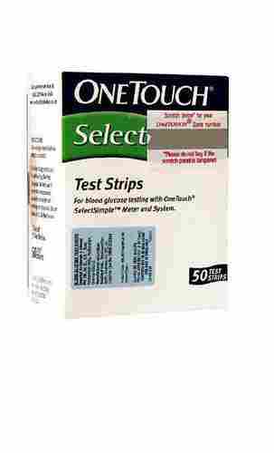 One Touch Select Glucometers 50 Strips