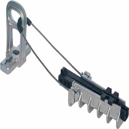 Chrome Plated Galvanized Lightweight Vibration Free Dead End Clamp For Wire Fitting Use