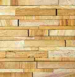 Teak Wood Sandstone Outdoor Wall Cladding Tile