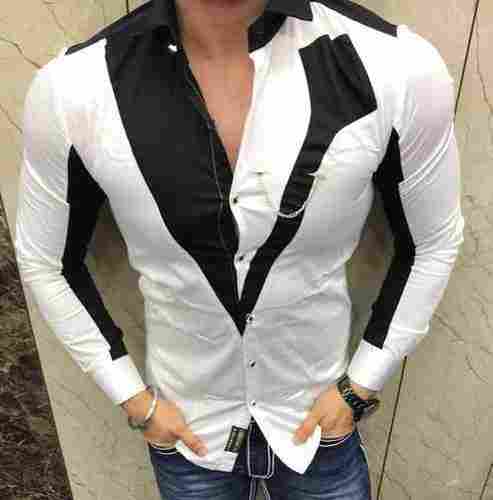 Black And White Party Wear Shirts