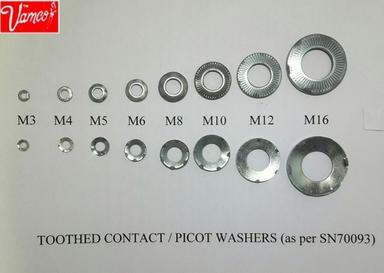 Premium Quality Toothed Contact Washers Capacity: 1 Kg/Hr