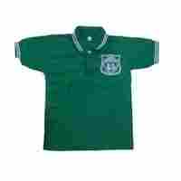 Green color School T Shirt