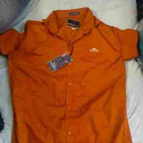 Orange Color Casual Shirt
