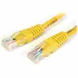 Rubber Yellow Patch Cable