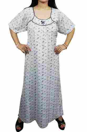 Printed Cotton Night Gown