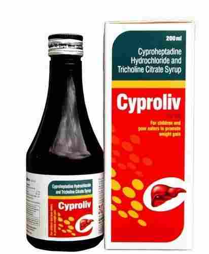 Caproliv Syrup ( Cyproheptadine Hydrochloride Citrate) Regular