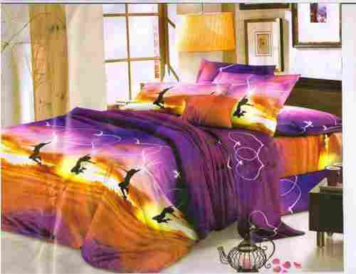 5D Glace Cotton Double Bed Sheet with 2 Pillow Covers SYK5D006