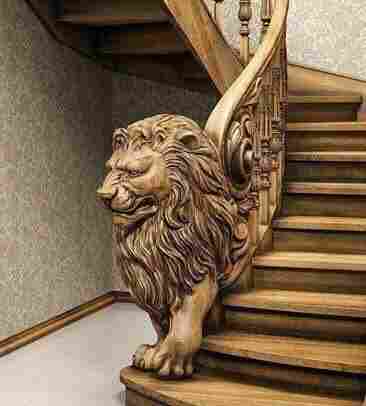 Fine Sheen Wooden Stair Baluster