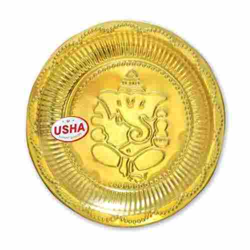 Brass Lord Ganesha Thali