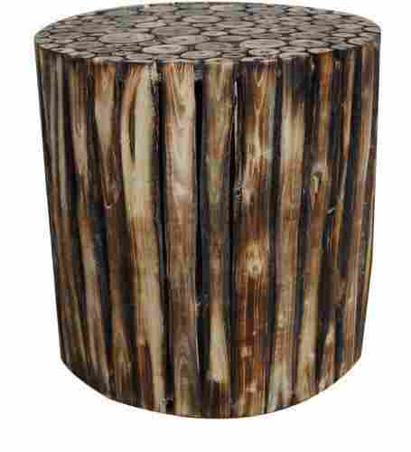 Wooden Round Log Stool