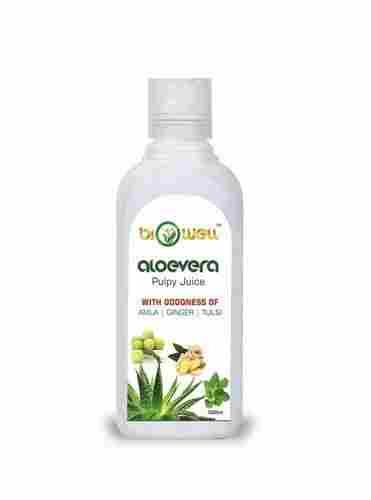 Aloevera Pulpy Juice With Goodness Of Amla, Ginger, Tulsi
