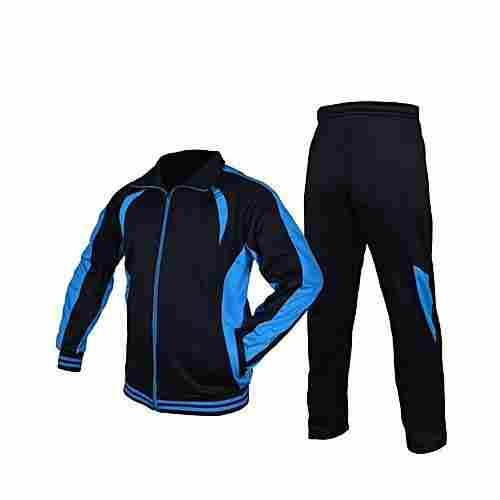 Black and Blue Sports Track Suit