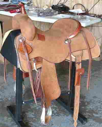 Western Leather Horse Saddle