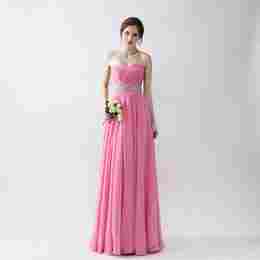 Pink Color Evening Gown 