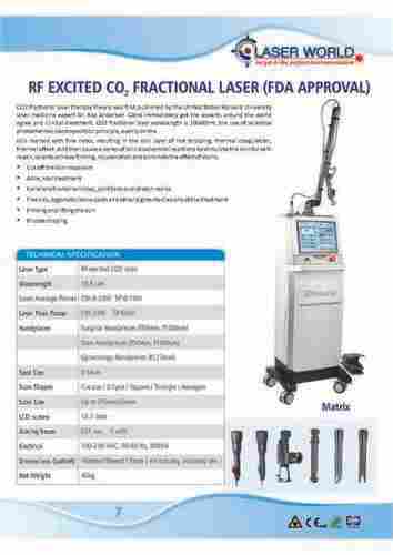 RF Excited CO2 Fractional Laser