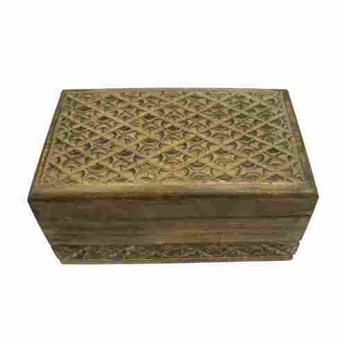 Handcrafted Rectangular Wooden Boxes