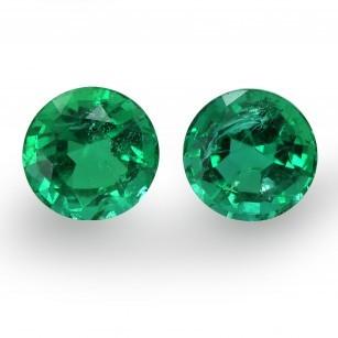 Emerald Gemstones Zambia Natural Cut Loose Top Quality Certified Grade: Top-Quality