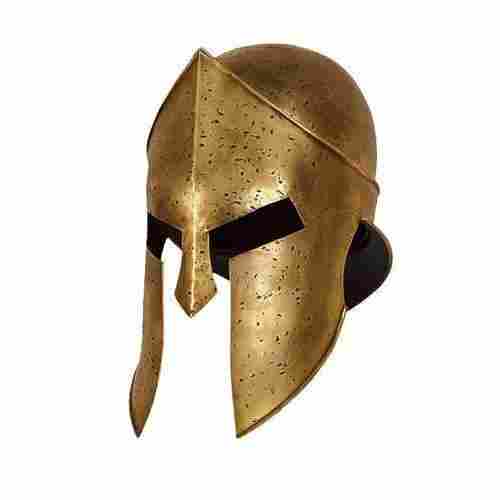 Brass Coating Spartan Helmet