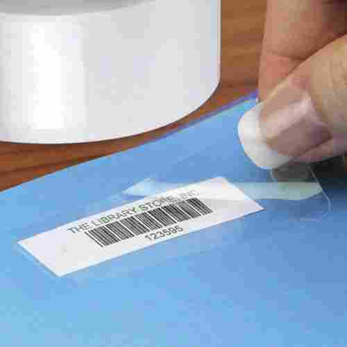 Self Adhesive Clear Barcode Label