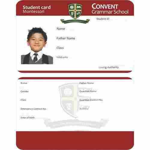 Digital Printing School ID Card