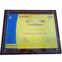 Premium Quality Certificate Plaque