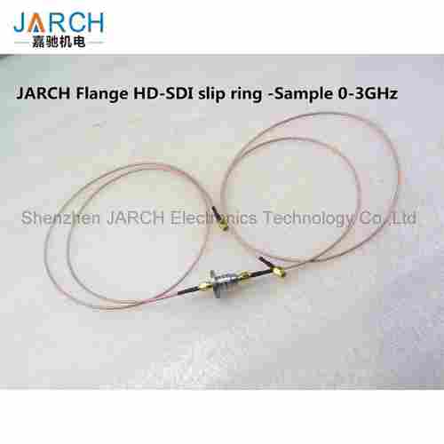 Flange mounted HD SDI Slip Ring