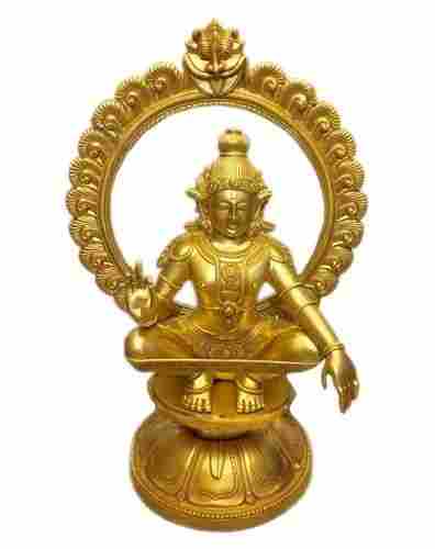 Brass Lord Ayyappa Statue