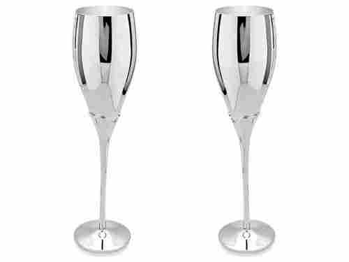 Precise Design Silver Plated Goblets