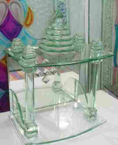 Handmade Transparent Glass Temples