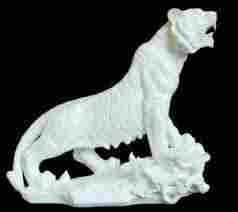 Scratch Resistance Marble Tiger Statue