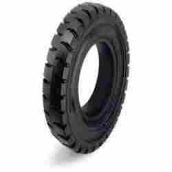 Solid Black Rubber Tyre