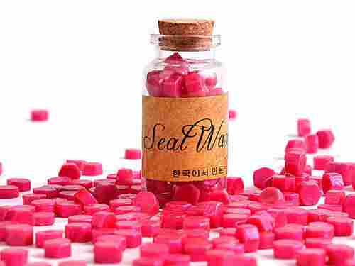 Beeswax Flexible And Mailable Genuine Wax Seal Beads In Bottle