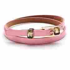 Ladies Pink Color Fashion Belt