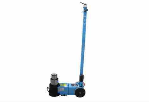 80 Ton Pneumatic Hydraulic Jack With Two Large Rubber Wheels
