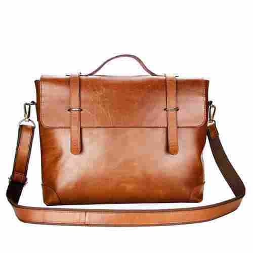 Brown Leather Portfolio Bag