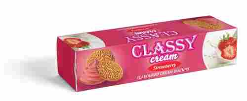 Classy Strawberry Cream Biscuits