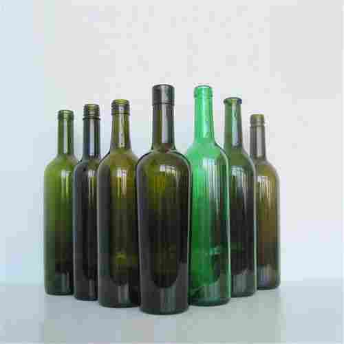 Empty Wine Glass Bottle
