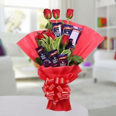 Black Chocolate Rose Bouquet Pack