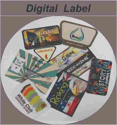 Fancy Digital Print Label