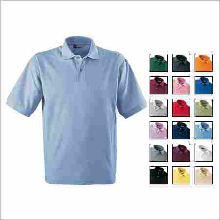 Mens Collared Polo T Shirt
