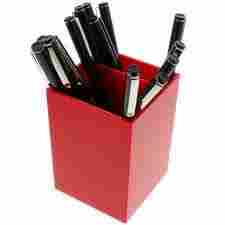 Red Color Pen Holders
