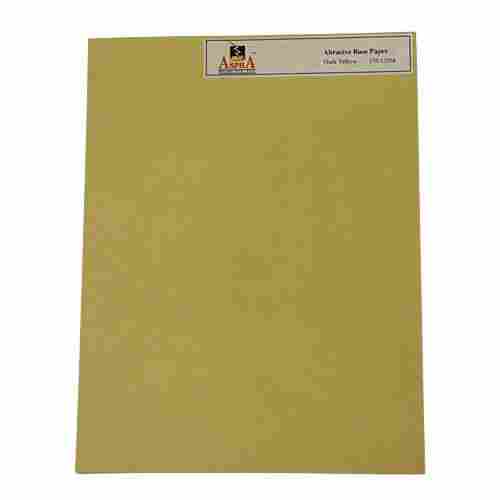 Dark Yellow Abrasive Base Paper