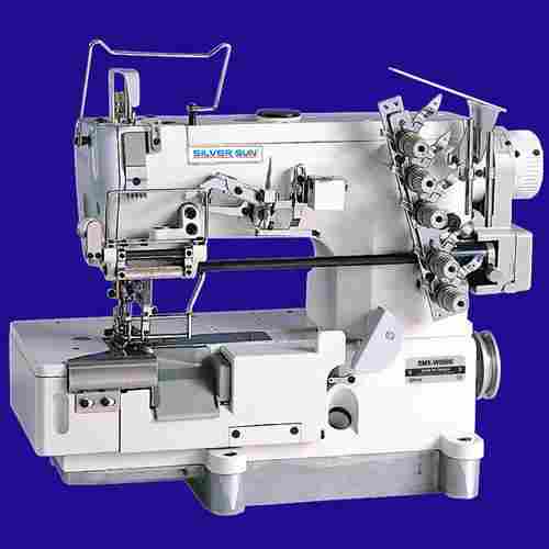 Interlock Sewing Machine For Elastic Attaching