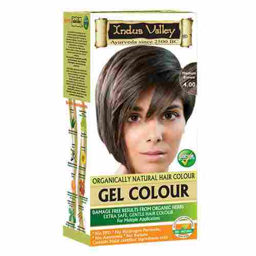 Natural Gel Medium Brown Hair Color